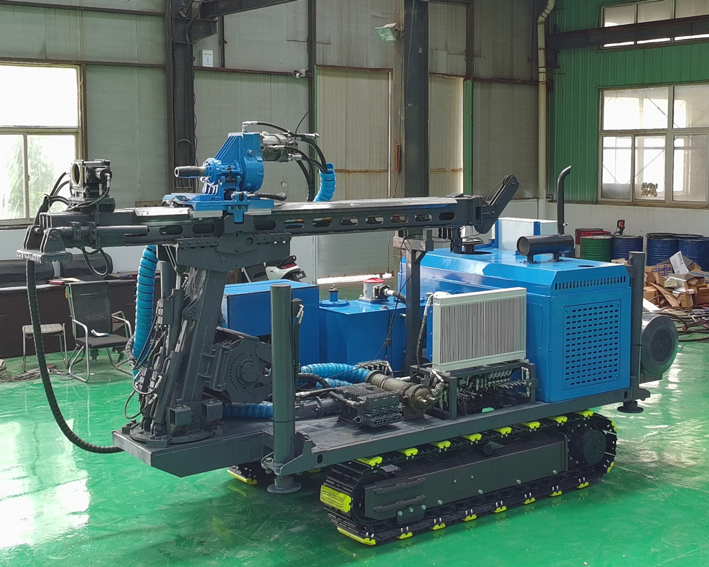 DTH30C 边坡锚固钻孔作业示意
