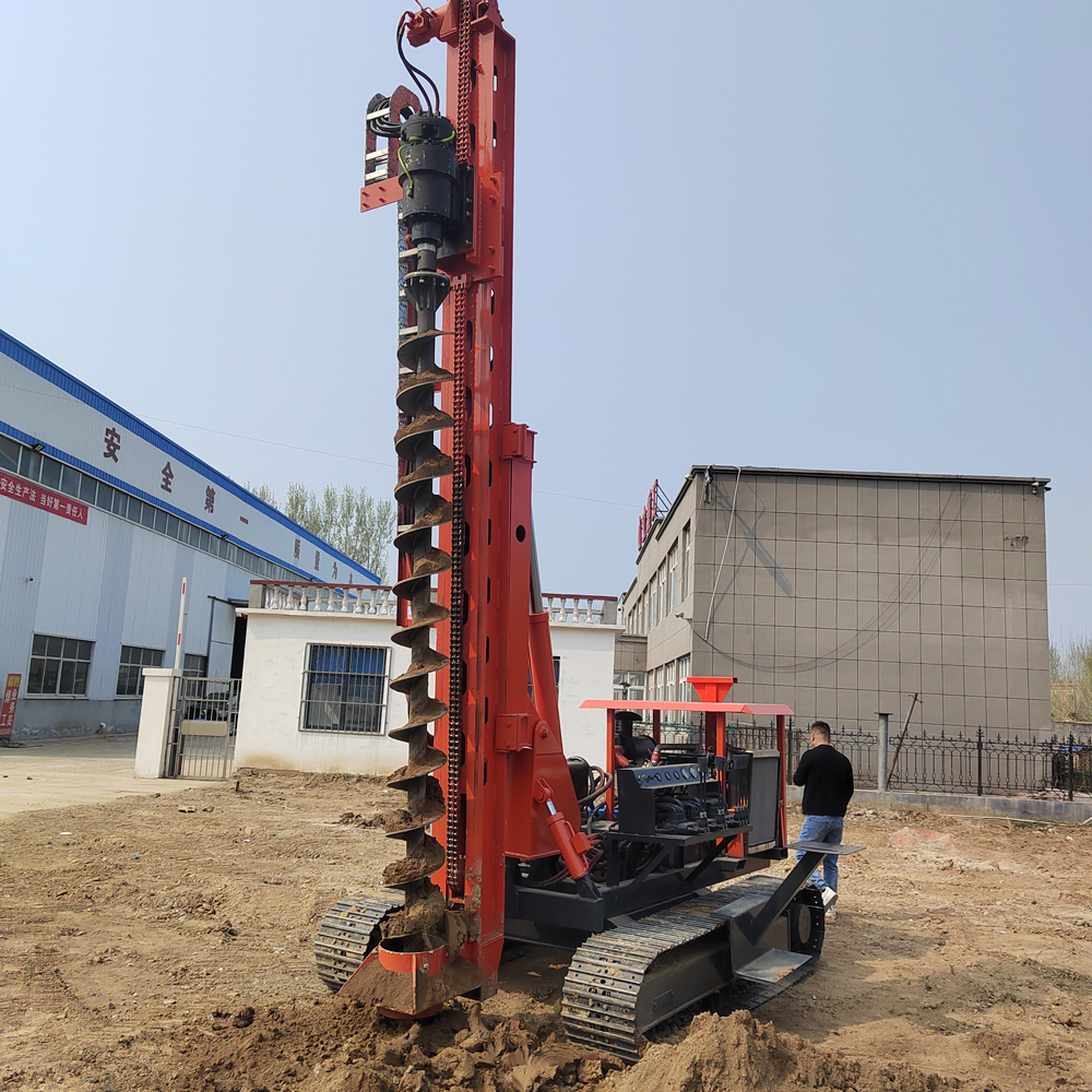 PV390 光伏基础预钻施工示意