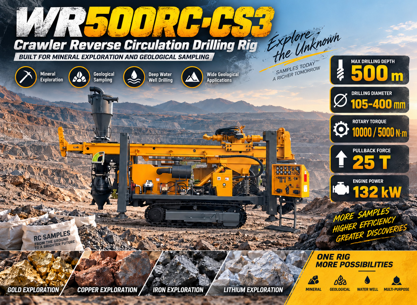 WR500RC-CS3 反循环钻机